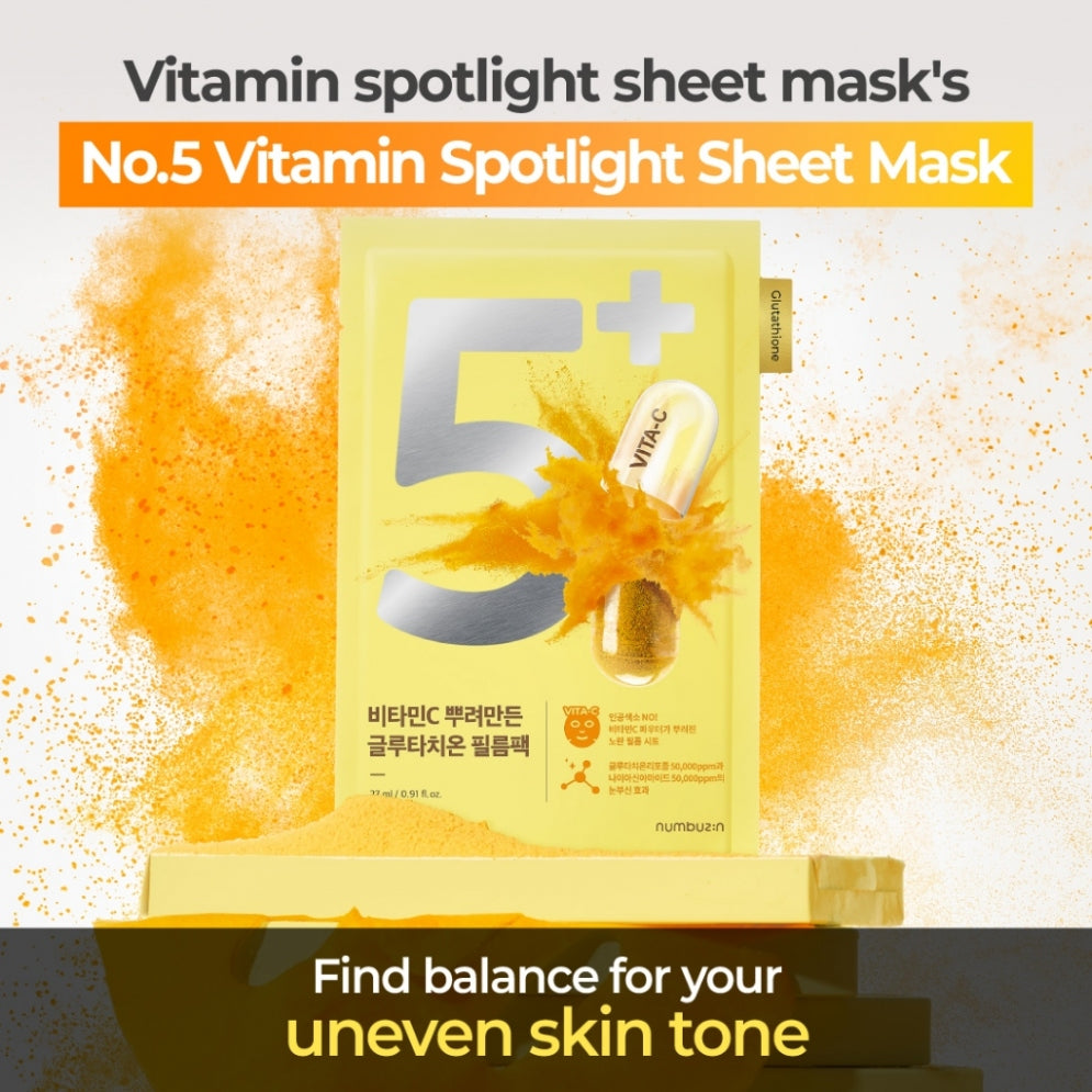 Numbuzin No.5 Vitamin Spotlight Sheet Mask