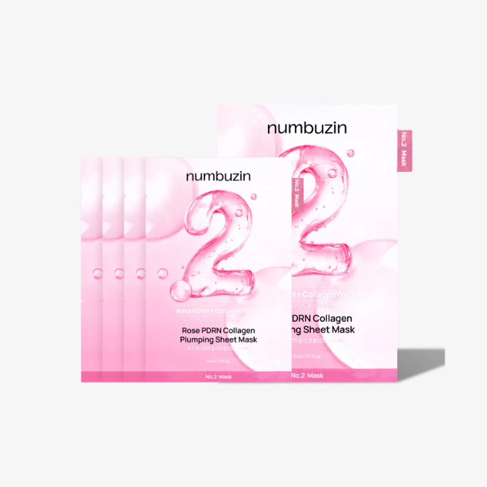 Numbuzin No. 2 Rose PDRN Collagen Plumping Sheet Mask
