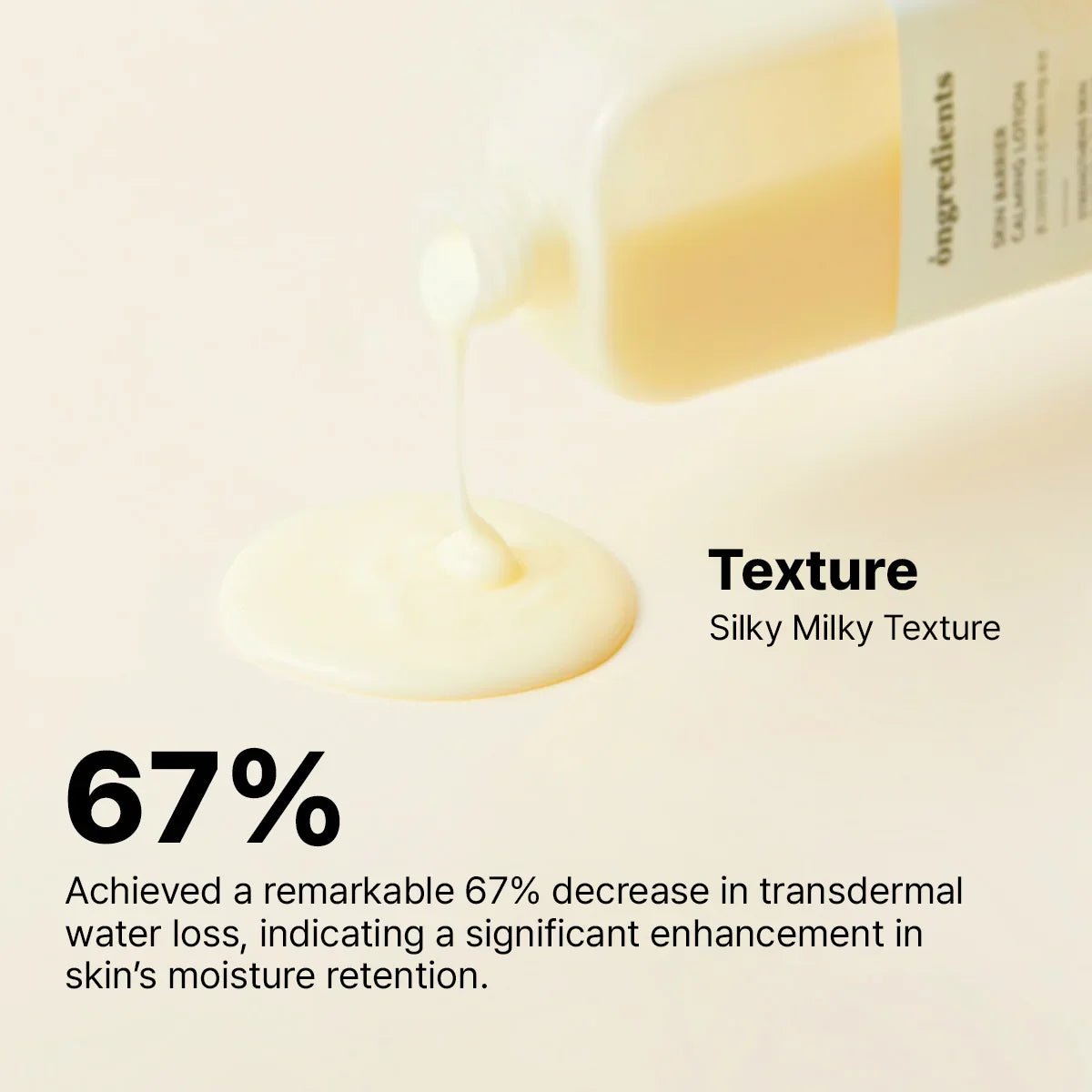 Ongredients Centella Asiatica Skin Barrier Calming Lotion