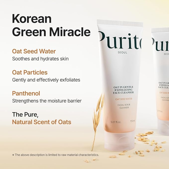 Purito Oat In Gentle Exfoliating Face Cleanser