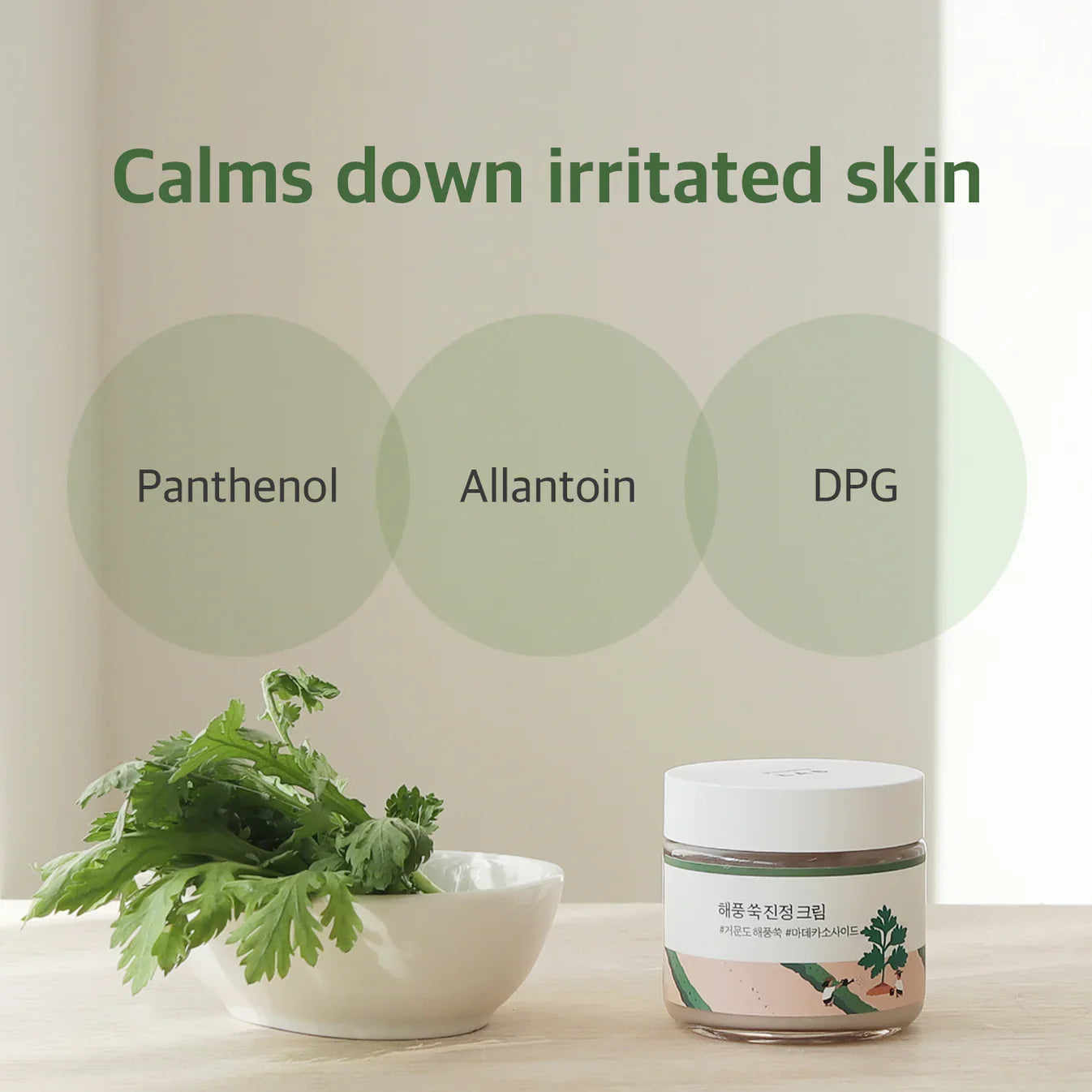 Round Lab Mugwort Calming Cream