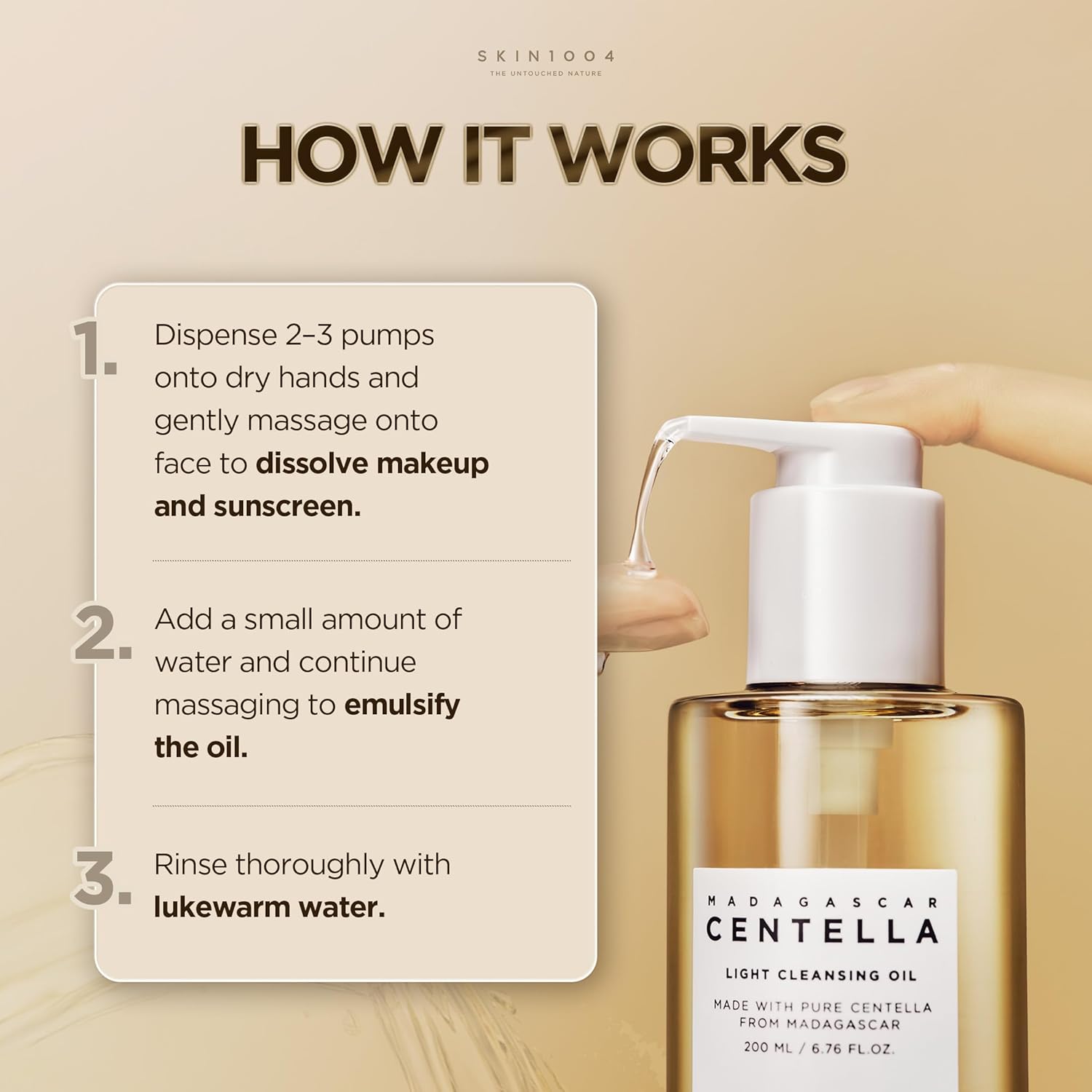 Skin 1004 Centella Light Cleansing Oil