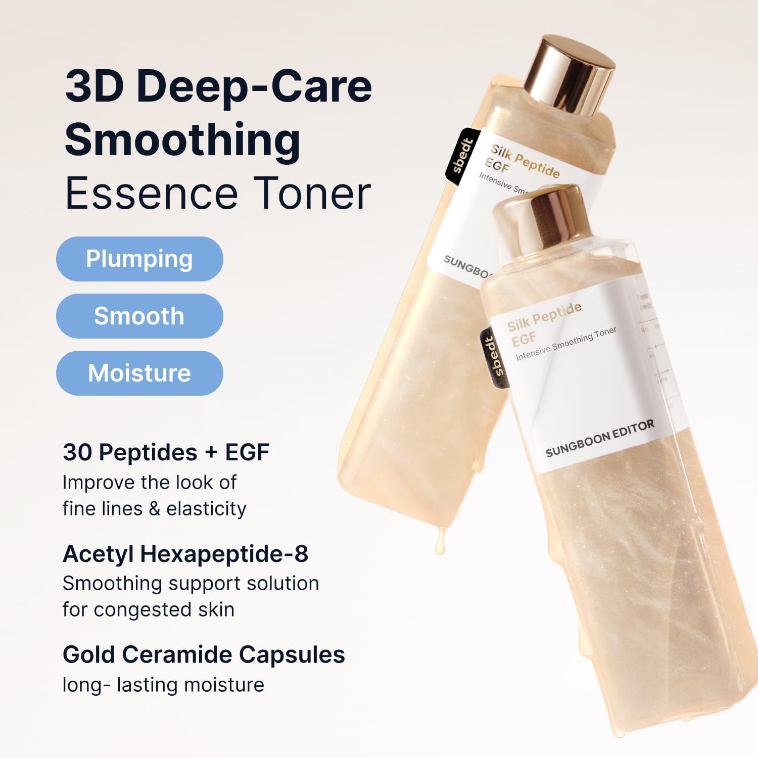 Sungboon Editor Silk Peptide EGF Intensive Smoothing Toner