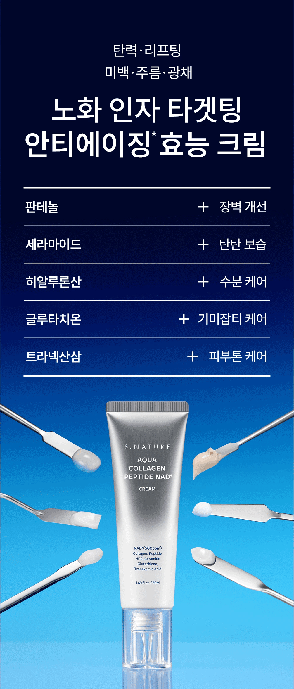 S. Nature Aqua Collagen NAD+ Cream 50 ml