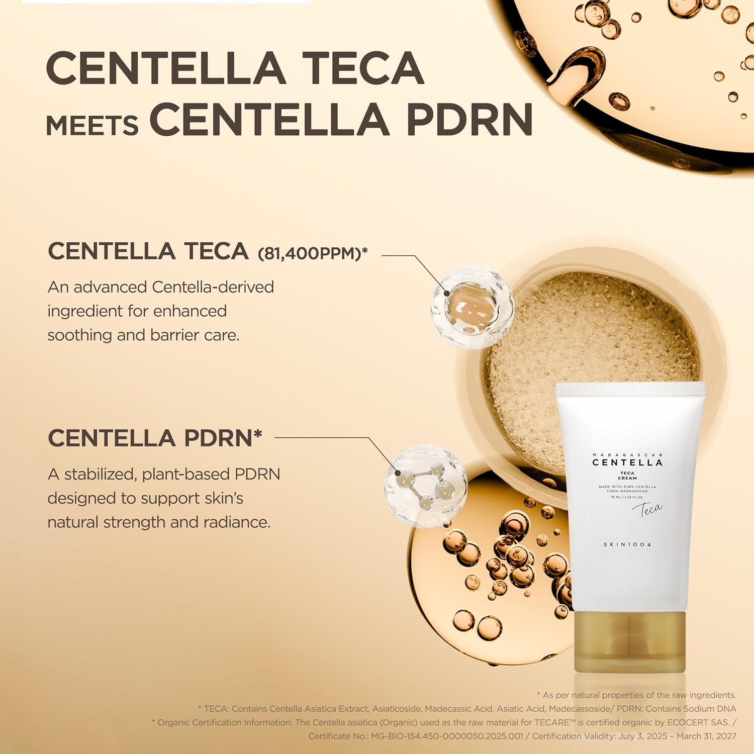 Skin 1004 Centella Teca Cream