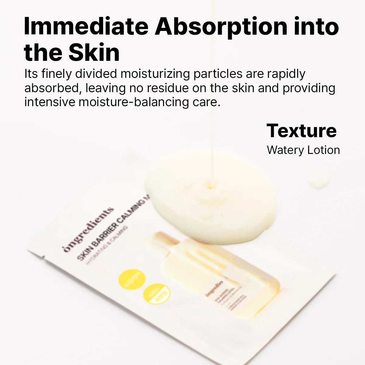 Ongredients Skin Barrier Calming Facial Mask