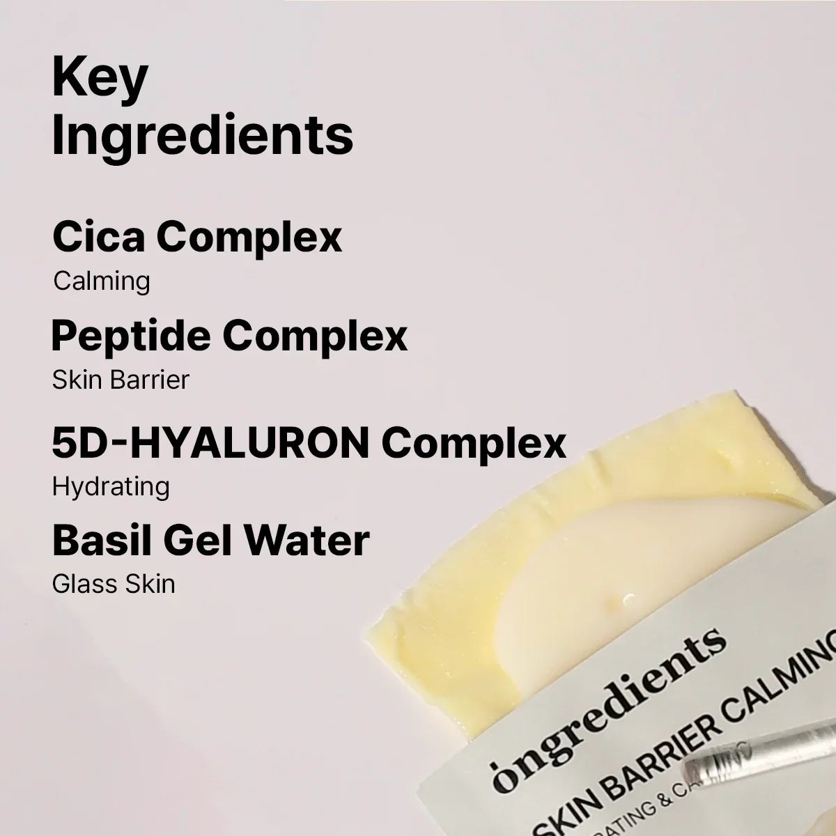 Ongredients Skin Barrier Calming Facial Mask