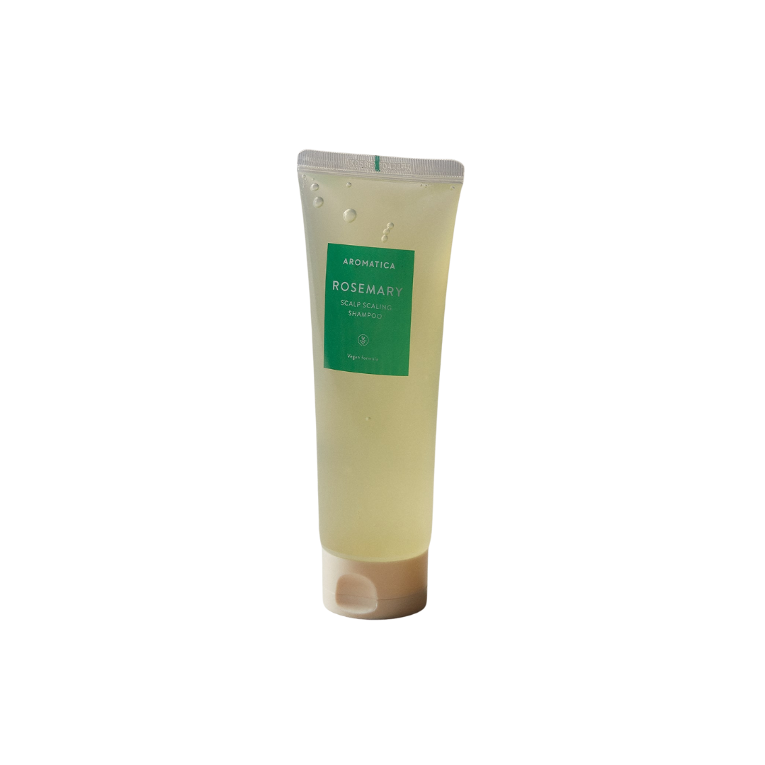 Aromatica Rosemary Scalp Scaling Shampoo – BHA Clarifying Shampoo for Hair Growth (180ml / 400ml)