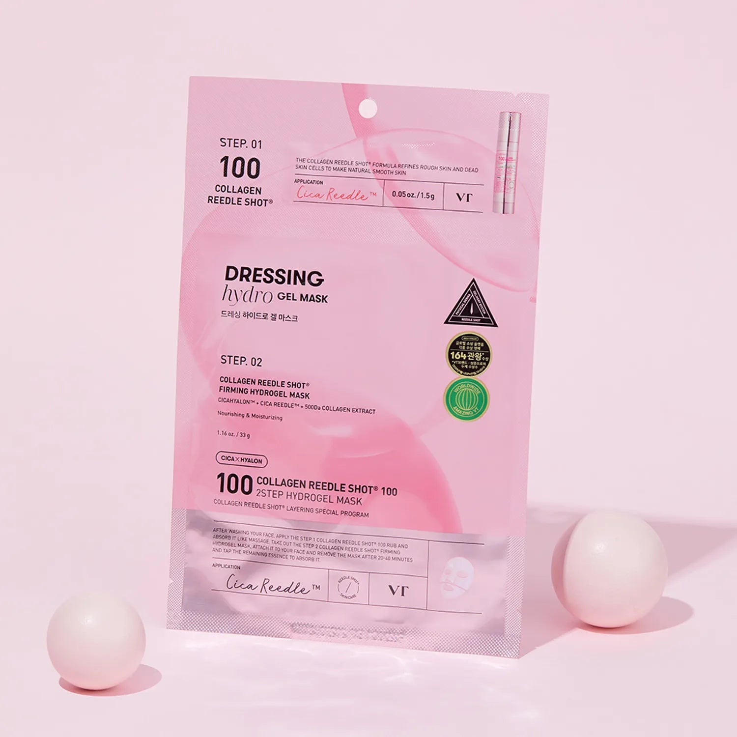VT Collagen Reedle Shot 100 2-Step Hydrogel Mask