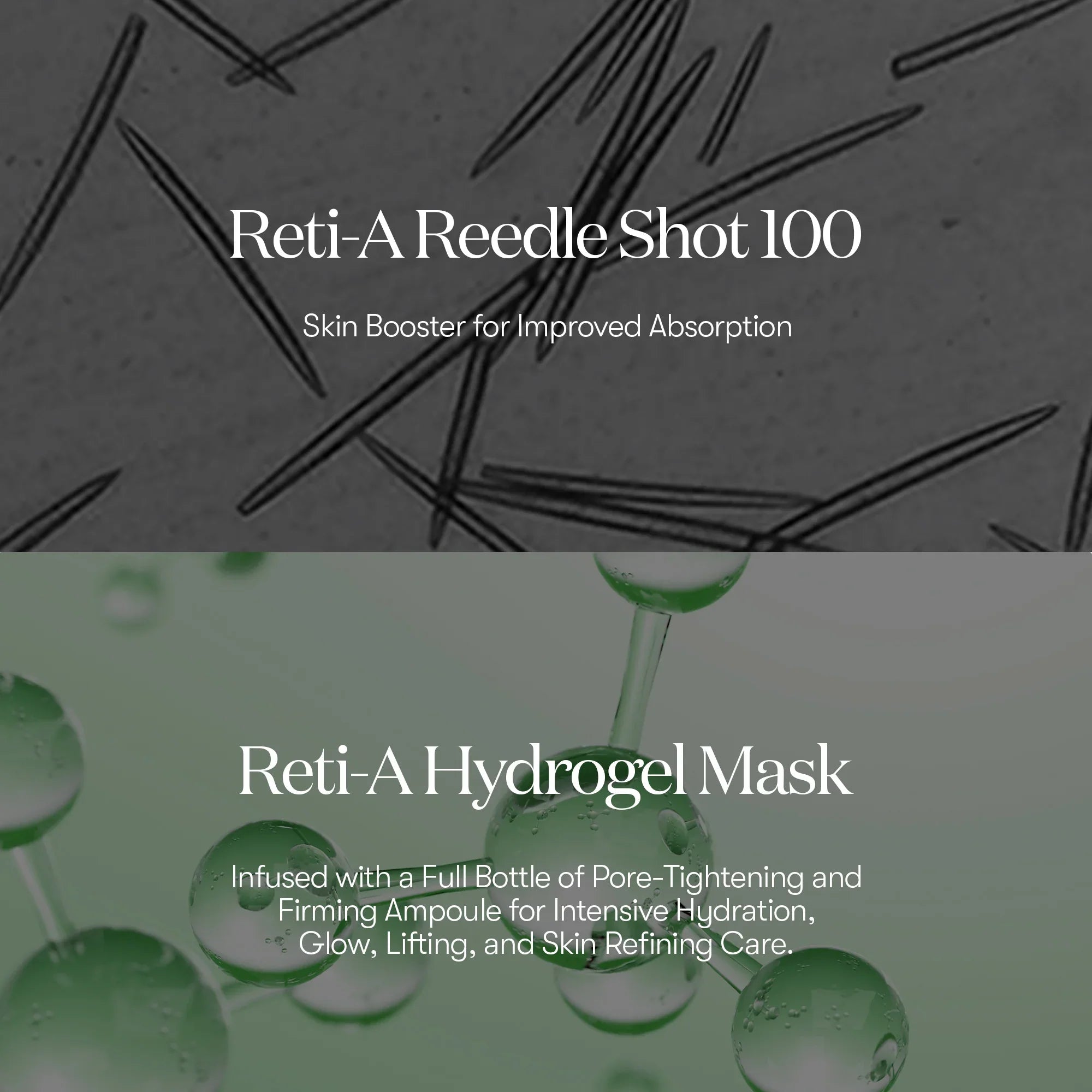VT Cosmetics Reti-A Reedle Shot 100 2-Step Hydrogel Mask