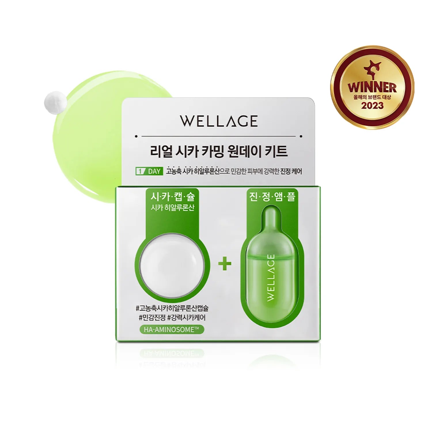 Wellage Real Cica Calming One Day Kit