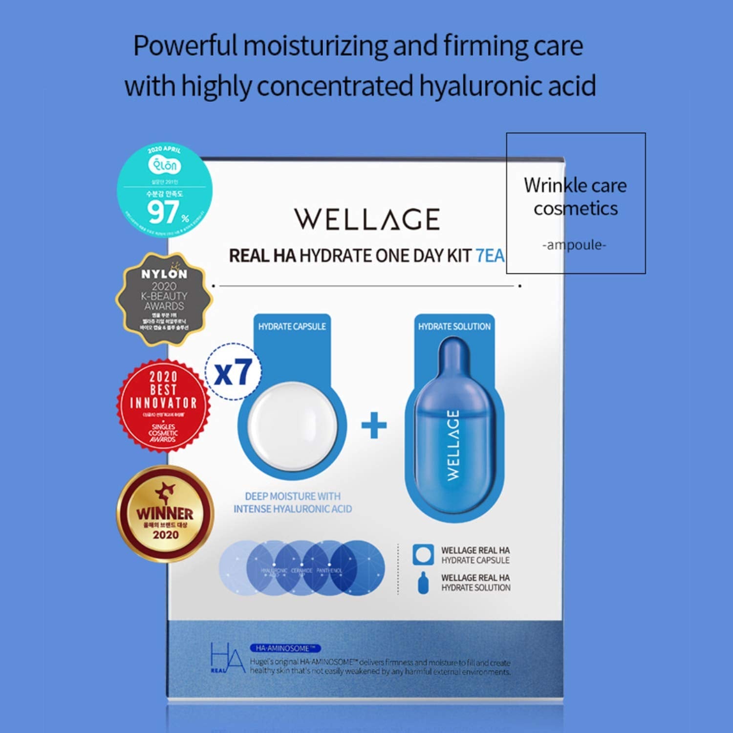 Wellage Real Hyaluronic One Day Kit 7 Count