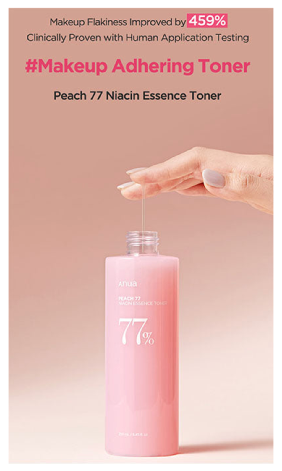 Anua Peach 77 Niacin Essence Toner