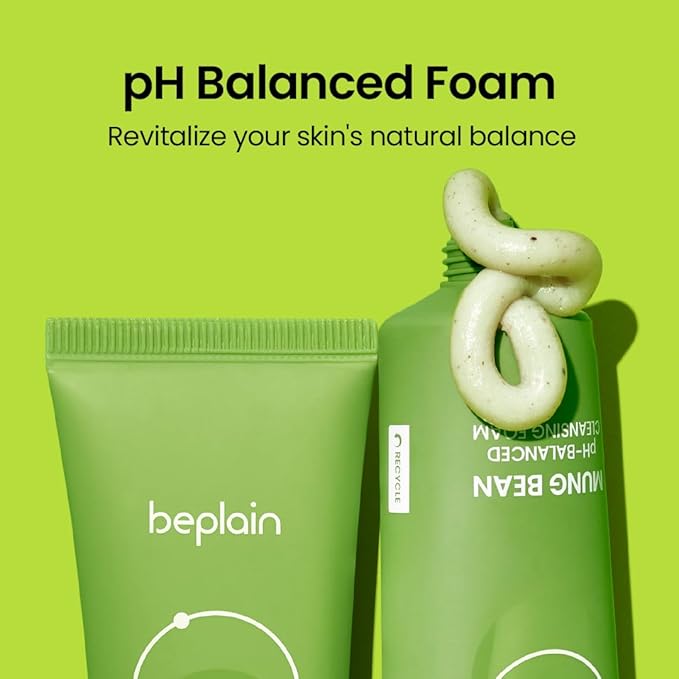 beplain Mung Bean pH-Balanced Cleansing Foam