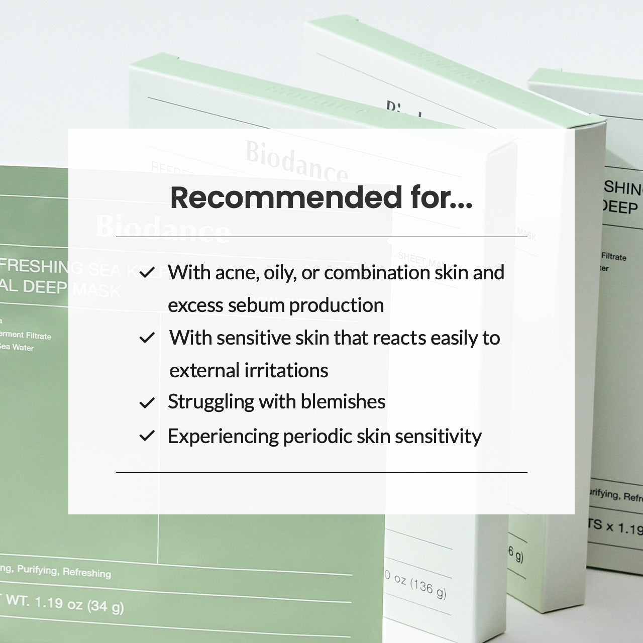 Biodance Refreshing Sea Kelp Real Deep Mask Sheet