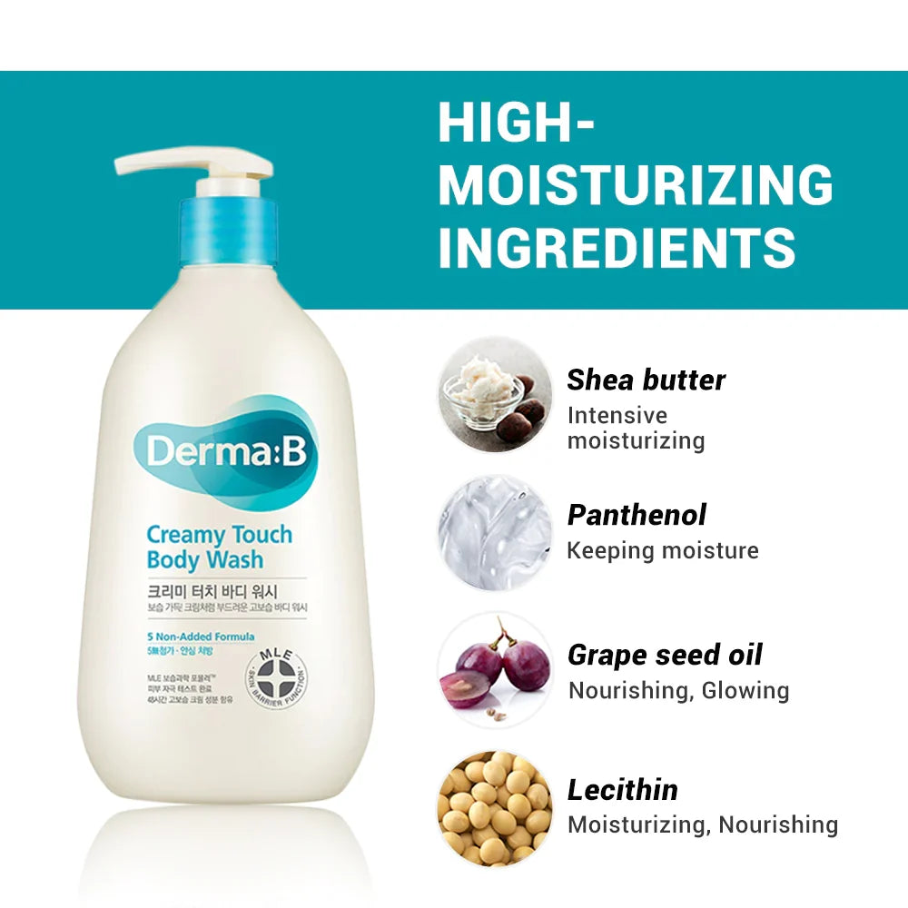 Derma B Creamy Touch Body Wash