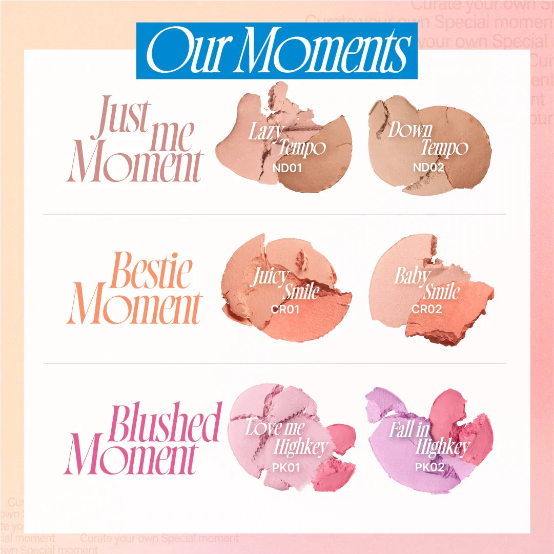 fwee Mellow Dual Blusher - 12 Colors No