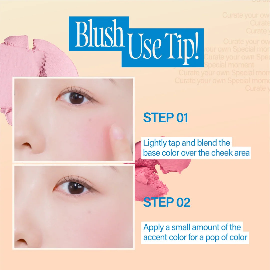 fwee Mellow Dual Blusher - 12 Colors No