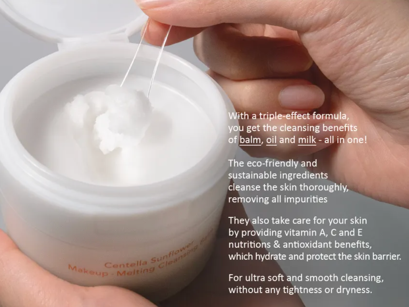 Haruharu Wonder Centella Sunflower Makeup-Melting Cleansing Balm