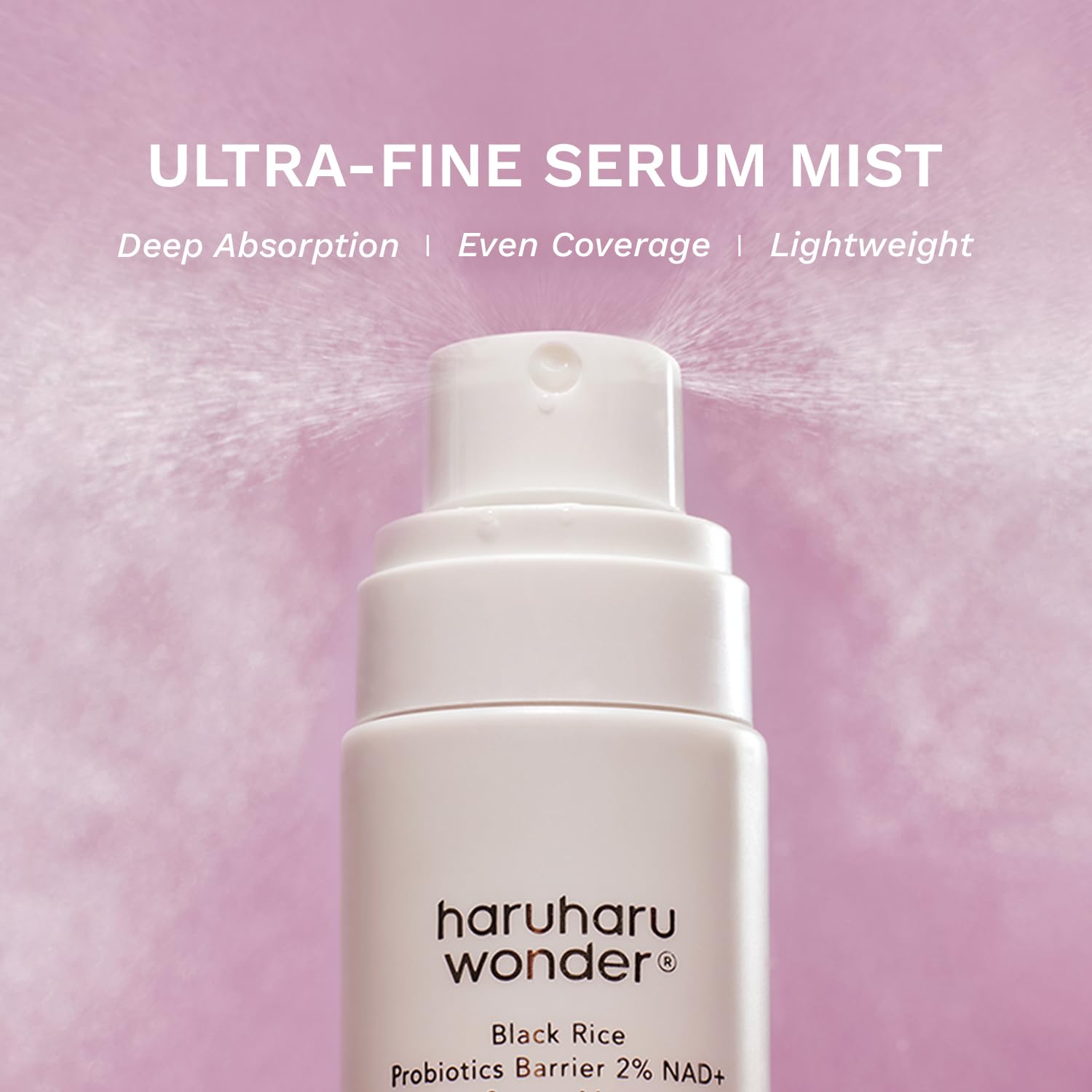 Haruharu Wonder Black Rice Probiotics 2% NAD+ Serum Mist