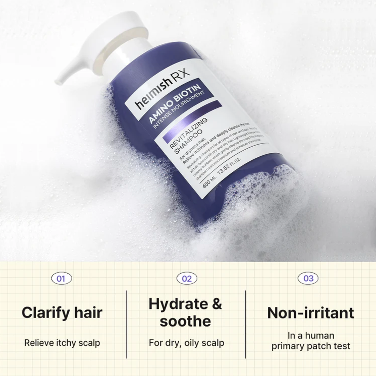 Heimish RX Amino Biotin Revitalizing Shampoo