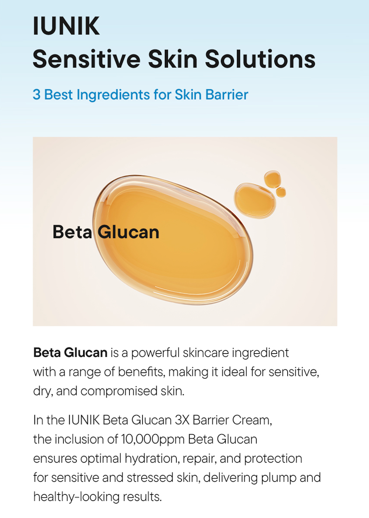 iUNIK Beta-Glucan 3X Barrier Cream