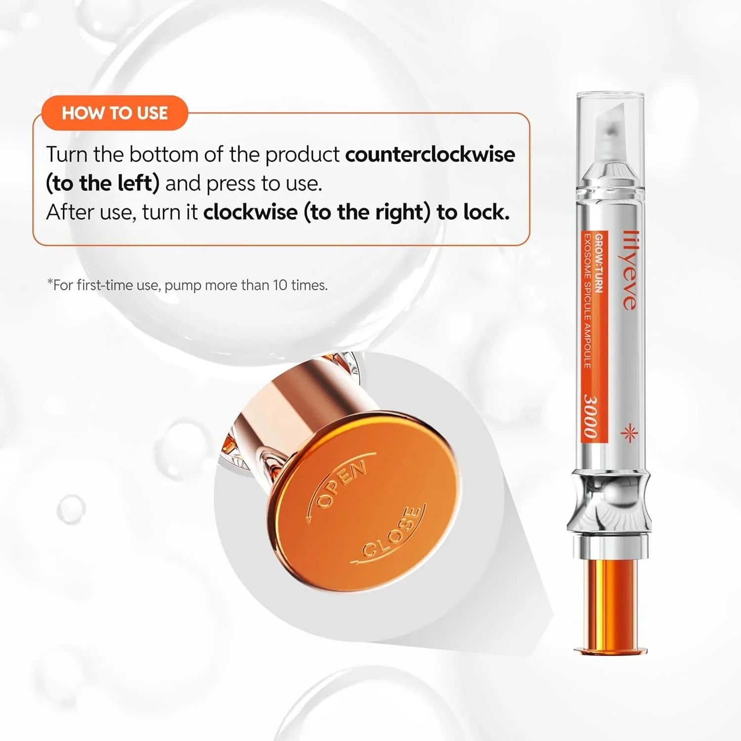 Lilyeve Grow:Turn Exosome Spicule Ampoule
