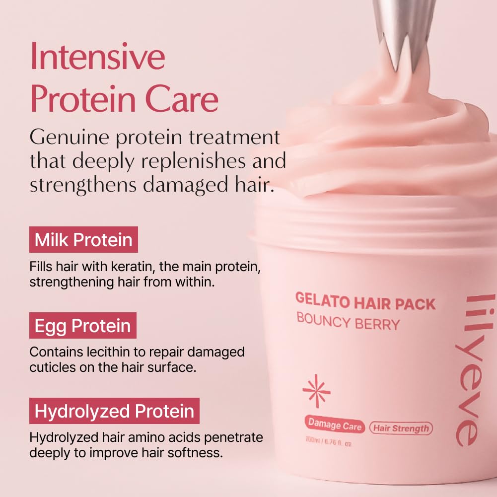 lilyeve Repair Turn Gelato Hair Pack Berry