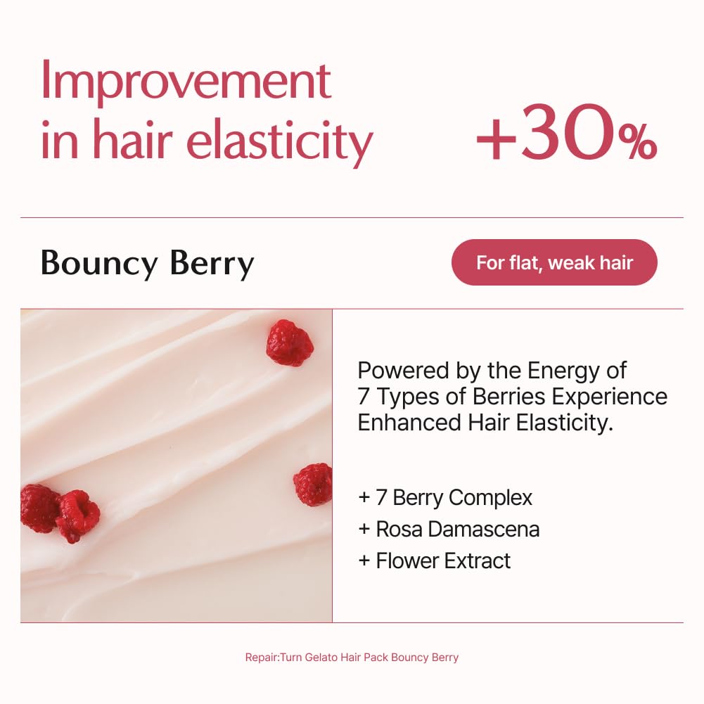 lilyeve Repair Turn Gelato Hair Pack Berry