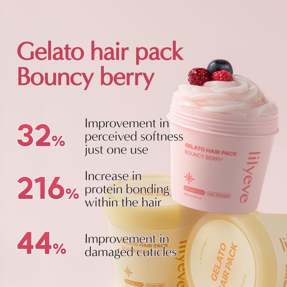 lilyeve Repair Turn Gelato Hair Pack Berry