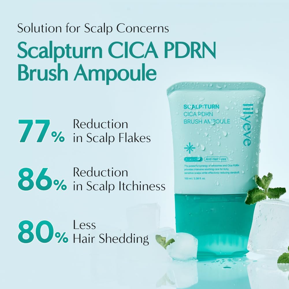 Lilyeve Scalp: Turn Cica PDRN Brush Ampoule