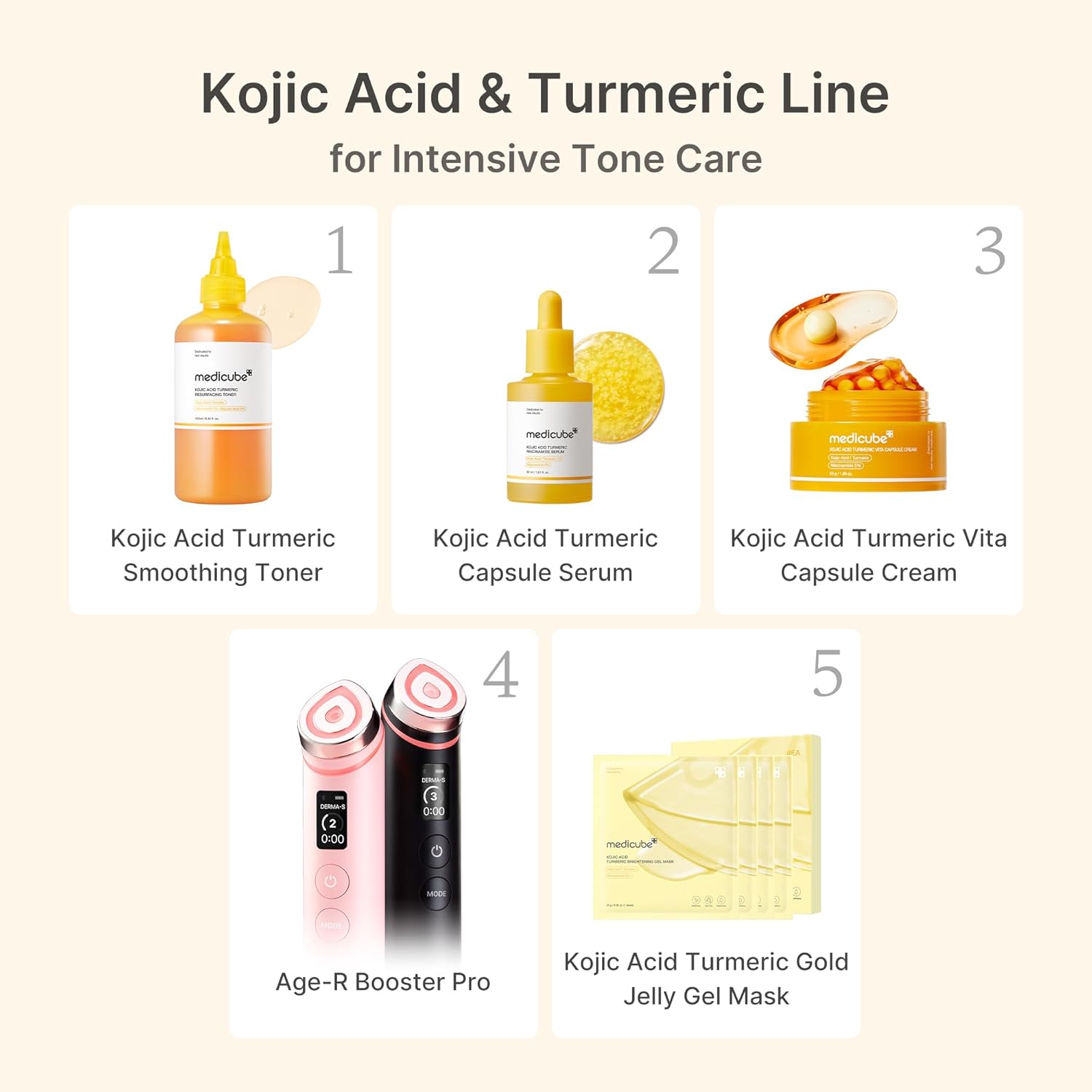 Medicube Kojic Acid Tumeric Vita Capsule Cream
