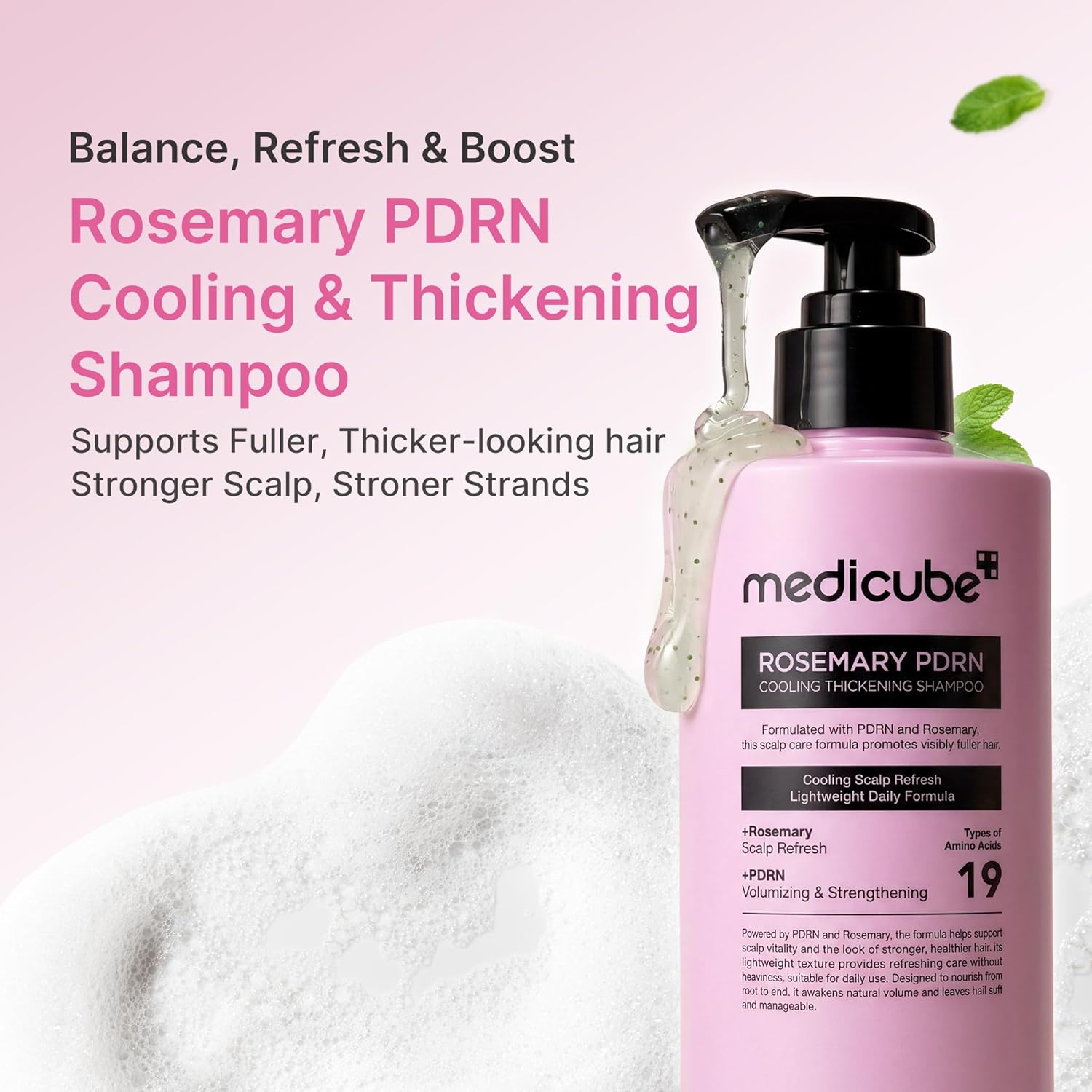 medicube Rosemary PDRN Clarifying Thickening Shampoo