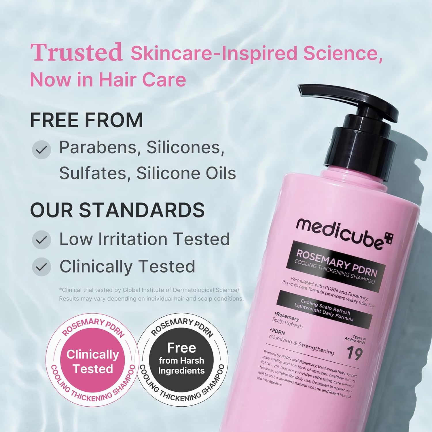 medicube Rosemary PDRN Clarifying Thickening Shampoo