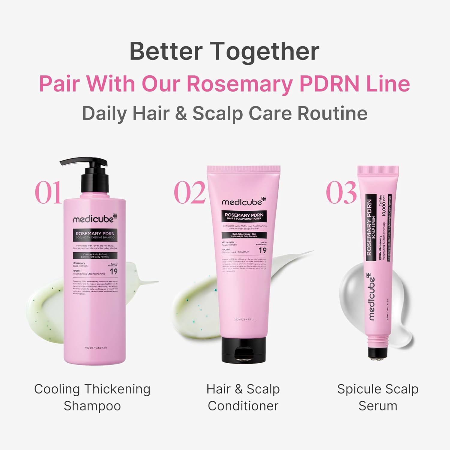 medicube Rosemary PDRN Clarifying Thickening Shampoo