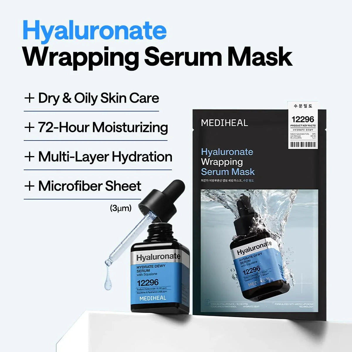 Mediheal Hyaluronate Wrapping Serum Mask