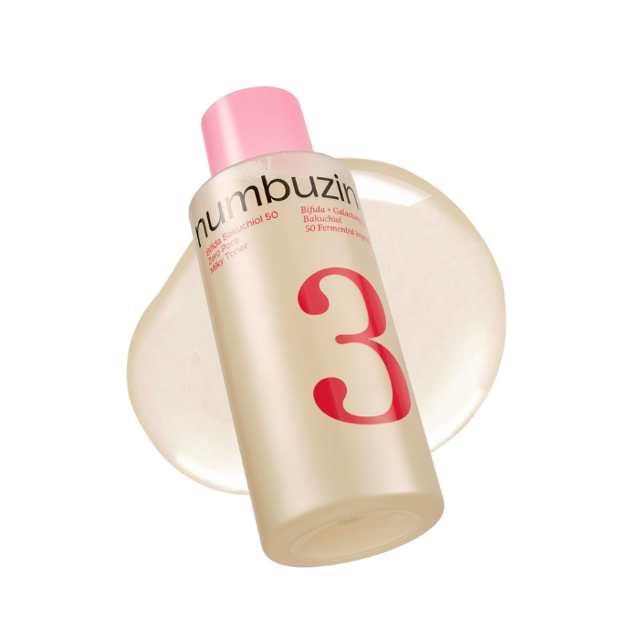 Numbuzin No.3 Bifida Bakuchiol 50 Zero Pore Milky Toner
