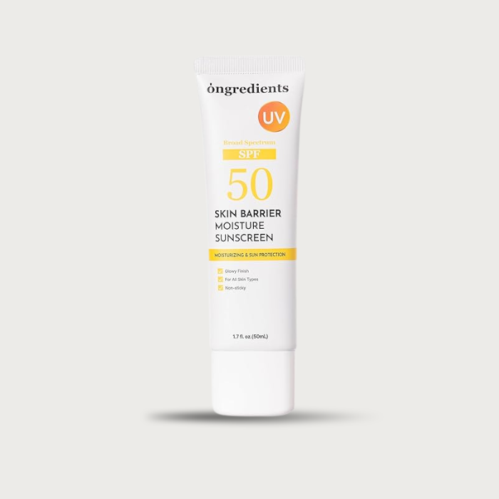 Ongredients Skin Barrier Moisture Sunscreen Broad Spectrum SPF 50