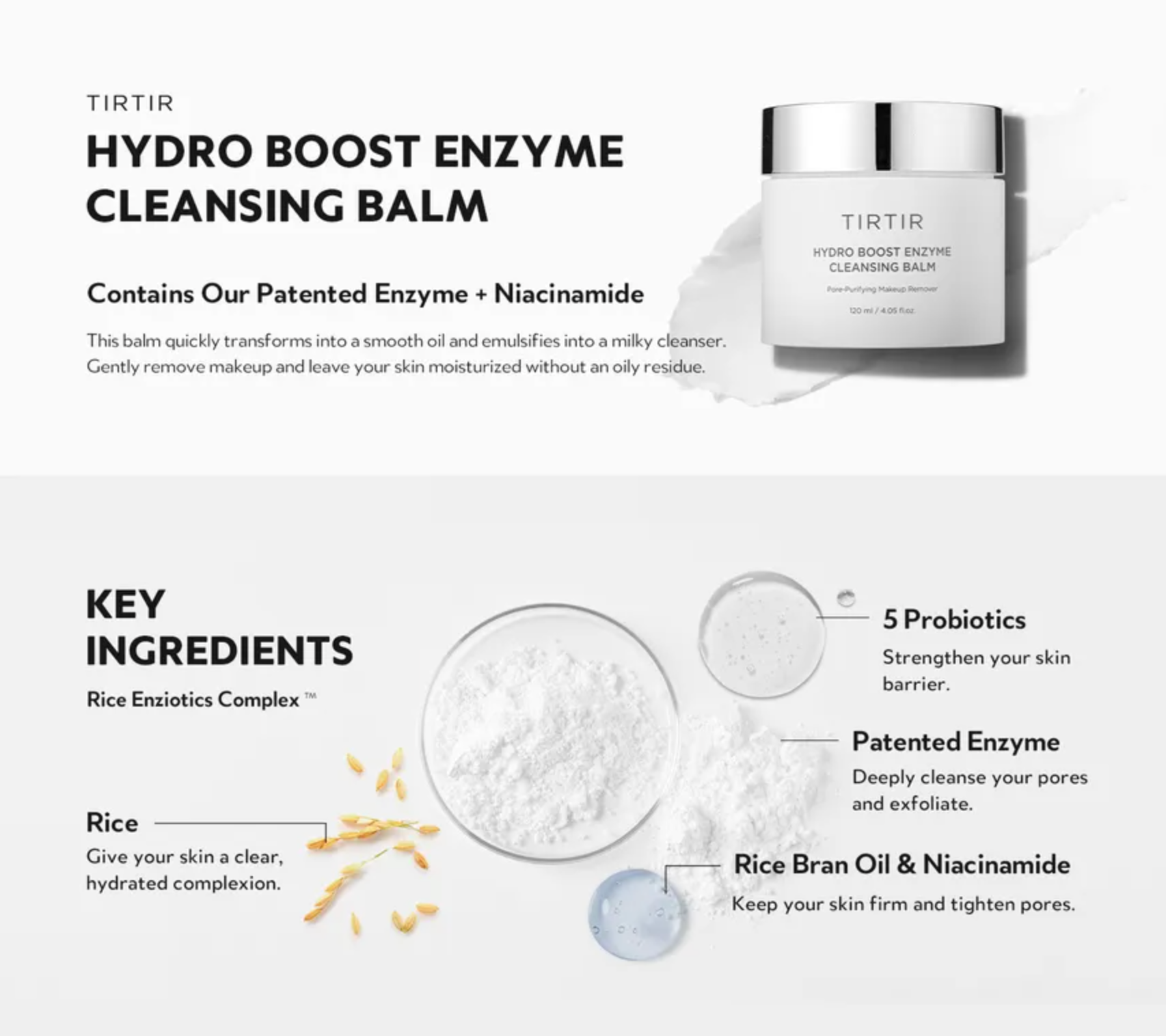 Tir Tir Hydro Boost Enzyme Cleansing Balm